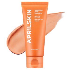 NWT April Skin Korean Carrotene IPMP 3 Min Quick Dry Pore Caring Clay Mask 100ml